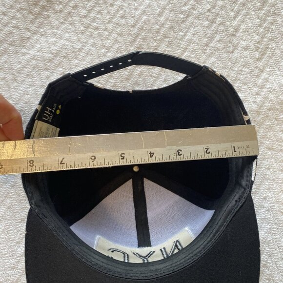 NYC Adjustable SnapBack Hat UH With Sticker Stars Black White New York City - Picture 11 of 12